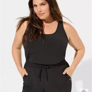 torrid Black Racerback Tank